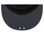 Jacksonville Jaguars 2025 Sideline Cold Weather Steel Clouds Split Panel 9FIFTY Snapback Hat