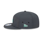 New York Jets 2025 Sideline Cold Weather Steel Clouds Split Panel 9FIFTY Snapback Hat