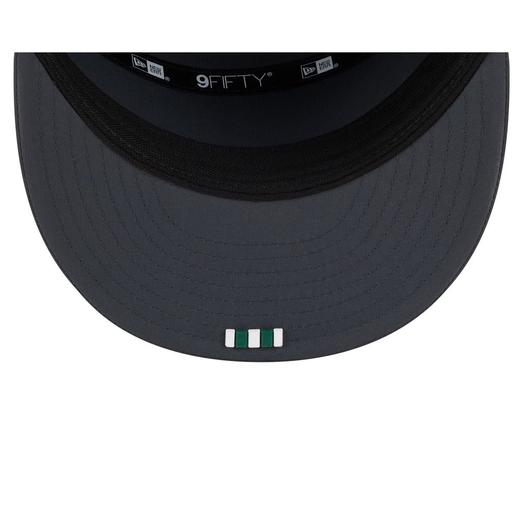 New York Jets 2025 Sideline Cold Weather Steel Clouds Split Panel 9FIFTY Snapback Hat