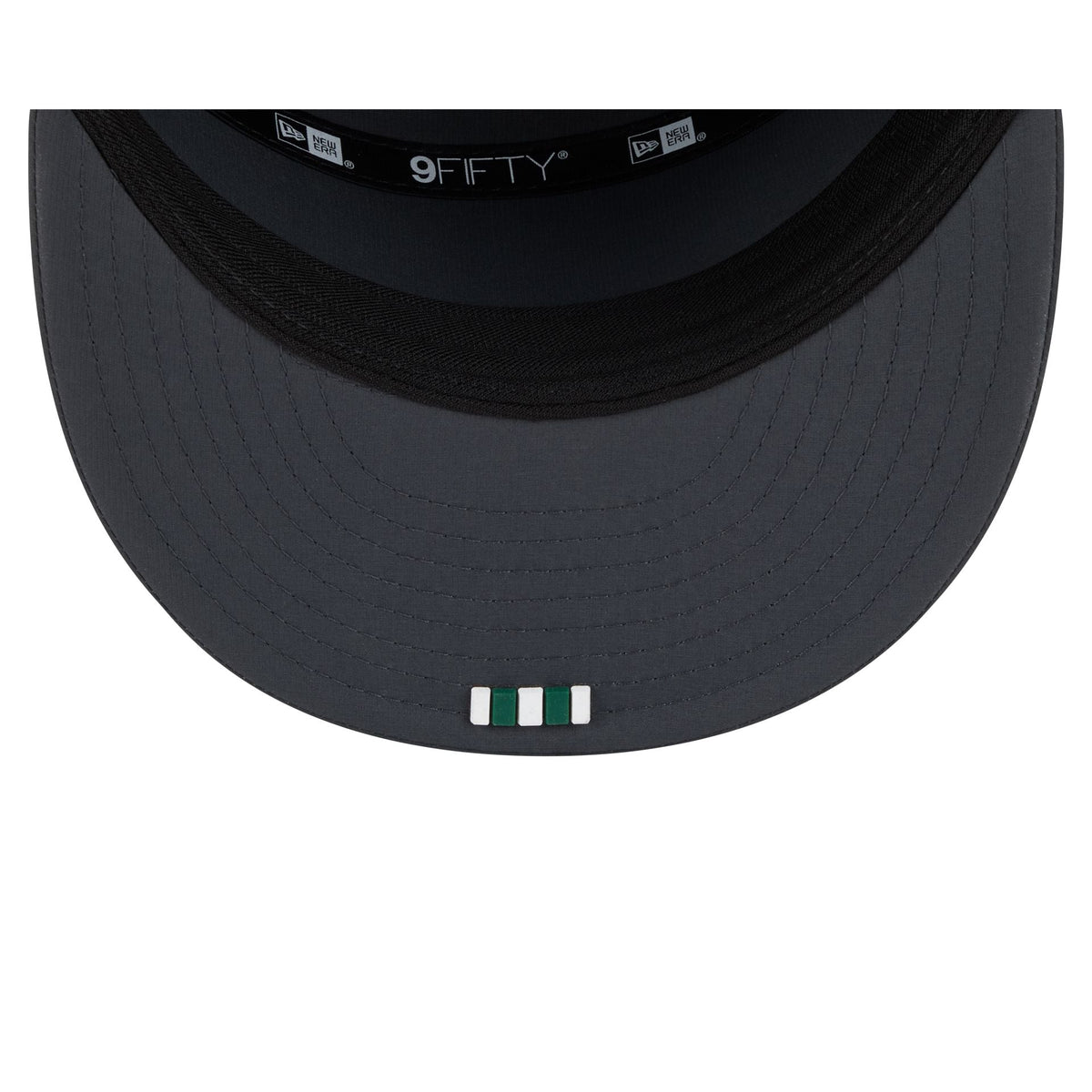 New York Jets 2025 Sideline Cold Weather Steel Clouds Split Panel 9FIFTY Snapback Hat