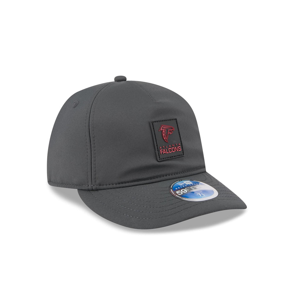 Atlanta Falcons 2025 Sideline Cold Weather Steel Clouds Retro Crown 59FIFTY A-Frame Fitted Hat