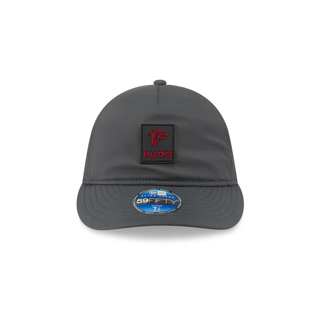 Atlanta Falcons 2025 Sideline Cold Weather Steel Clouds Retro Crown 59FIFTY A-Frame Fitted Hat