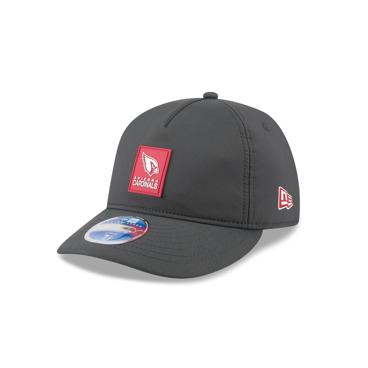 Arizona Cardinals 2025 Sideline Cold Weather Steel Clouds Retro Crown 59FIFTY A-Frame Fitted Hat