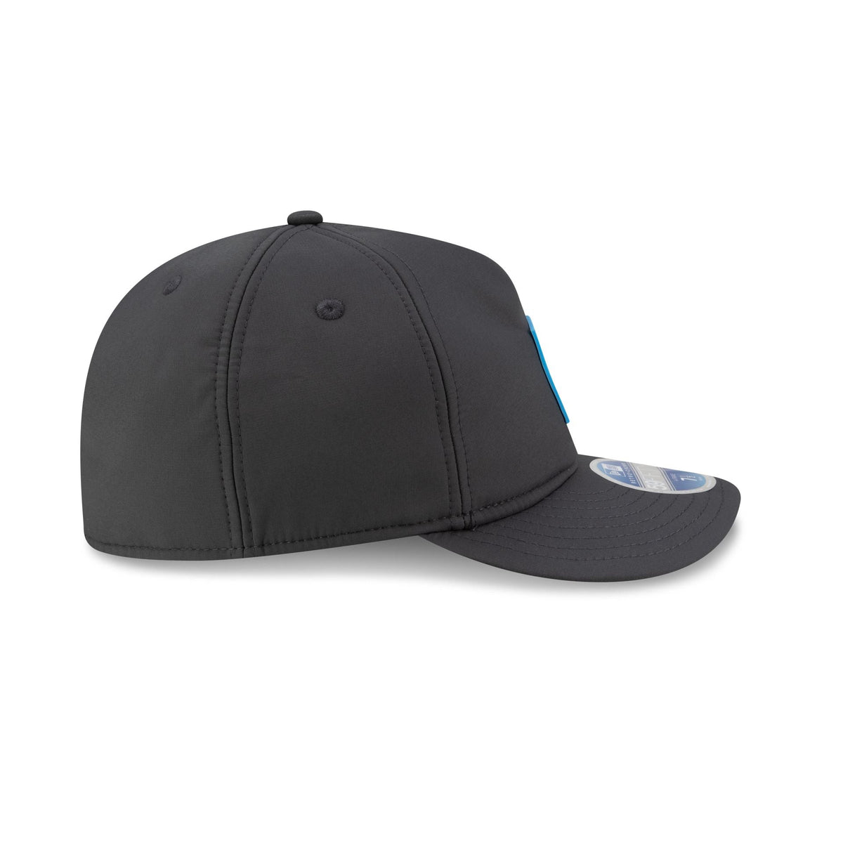Carolina Panthers 2025 Sideline Cold Weather Steel Clouds Retro Crown 59FIFTY A-Frame Fitted Hat