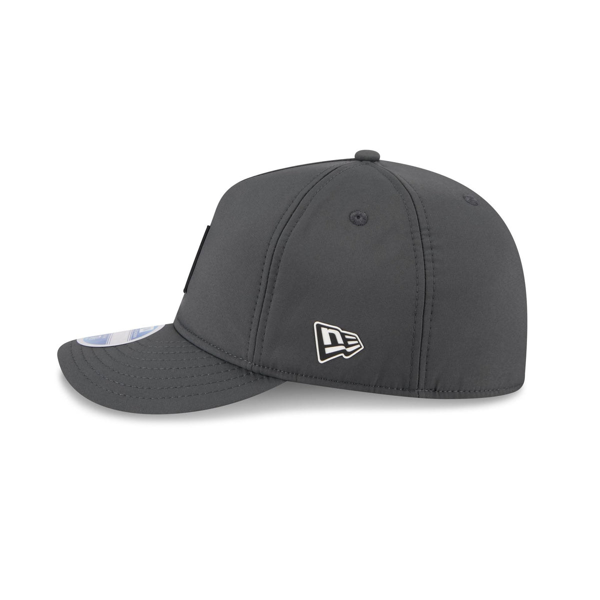 Carolina Panthers 2025 Sideline Cold Weather Steel Clouds Retro Crown 59FIFTY A-Frame Fitted Hat