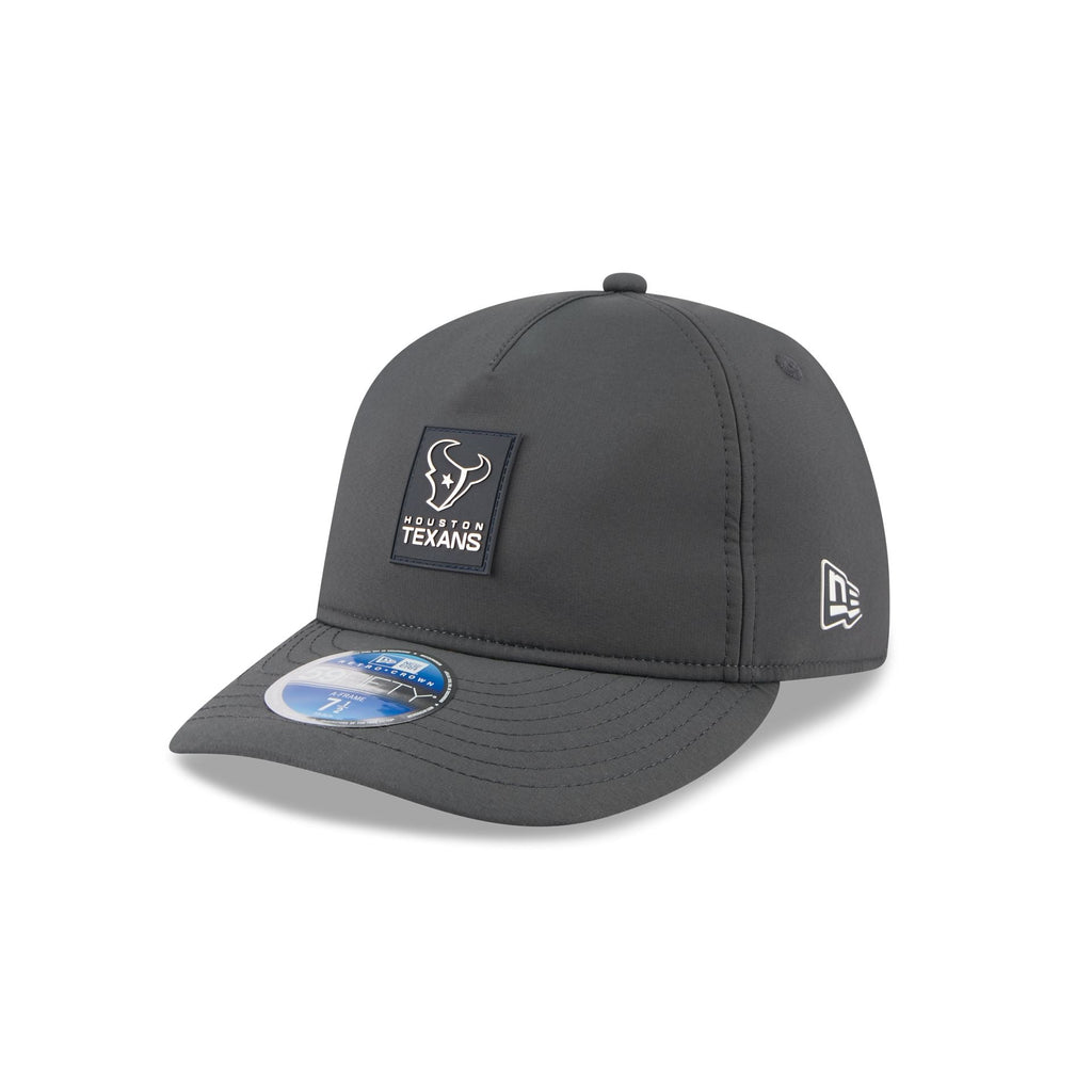 Houston Texans 2025 Sideline Cold Weather Steel Clouds Retro Crown 59FIFTY A-Frame Fitted Hat