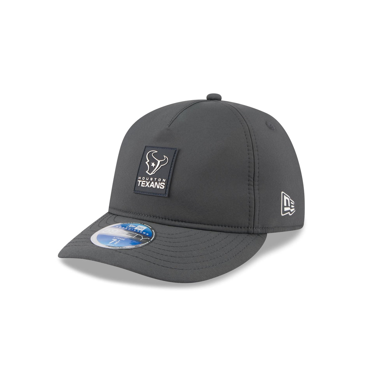 Houston Texans 2025 Sideline Cold Weather Steel Clouds Retro Crown 59FIFTY A-Frame Fitted Hat
