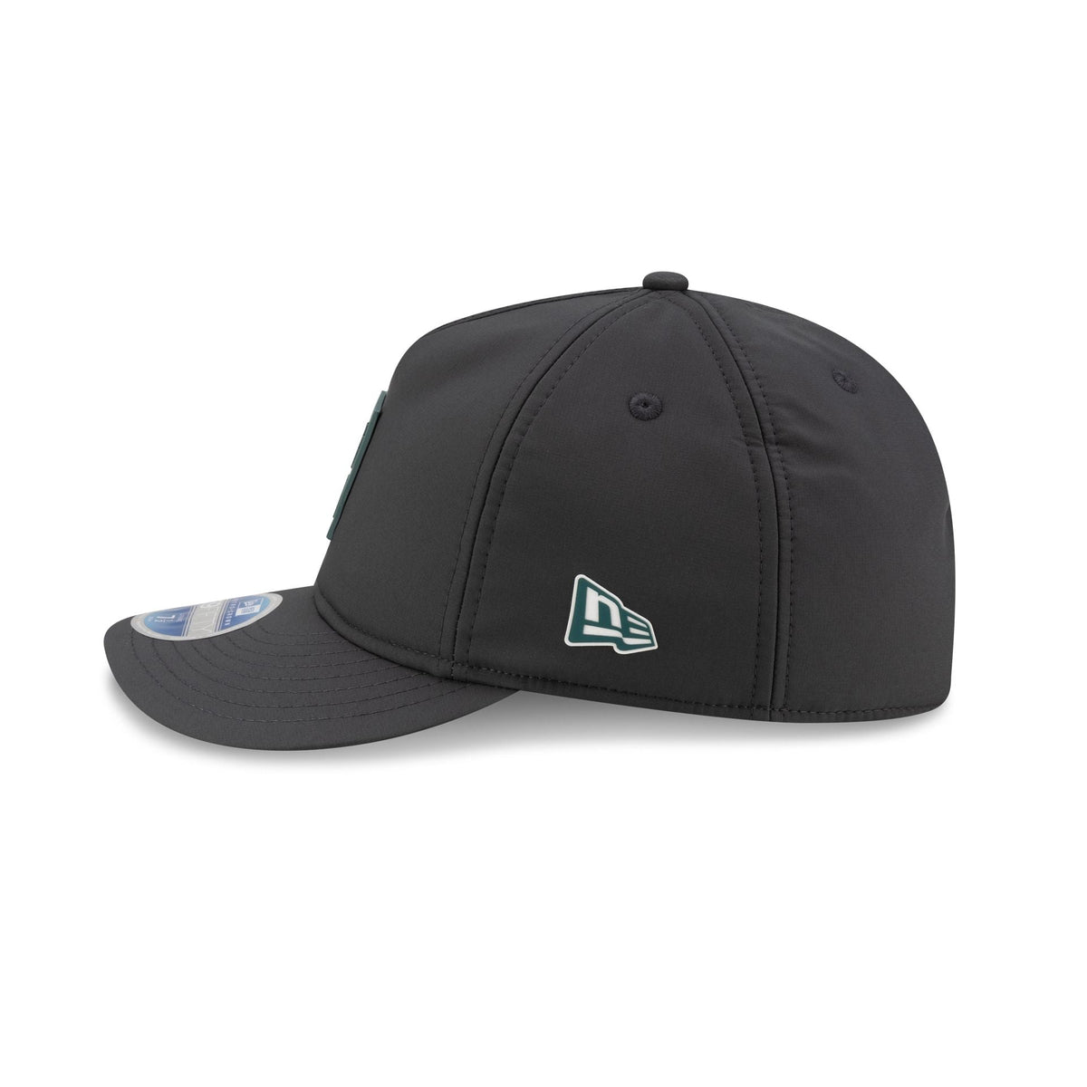 New York Jets 2025 Sideline Cold Weather Steel Clouds Retro Crown 59FIFTY A-Frame Fitted Hat