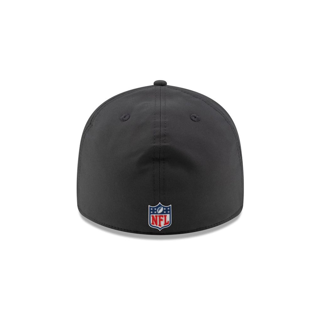 New York Jets 2025 Sideline Cold Weather Steel Clouds Retro Crown 59FIFTY A-Frame Fitted Hat