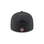 New York Jets 2025 Sideline Cold Weather Steel Clouds Retro Crown 59FIFTY A-Frame Fitted Hat