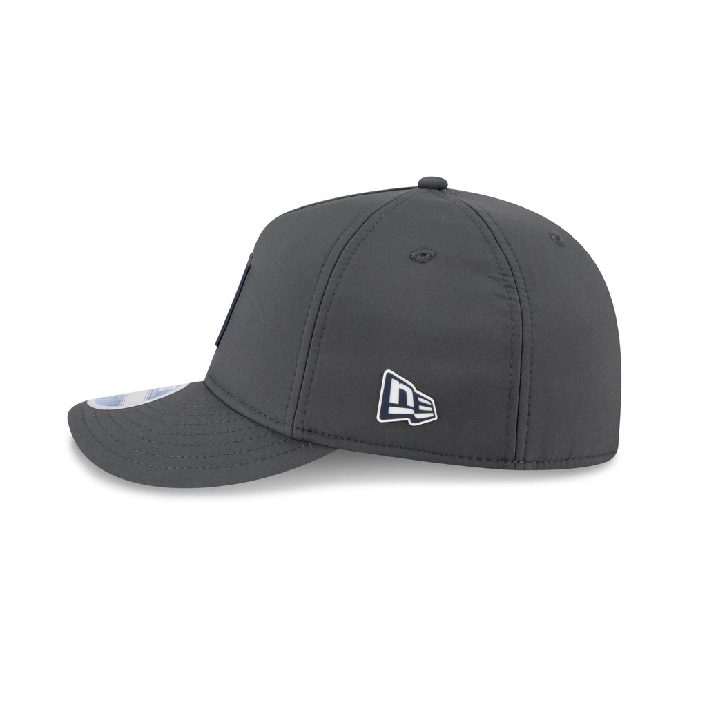 New York Jets 2025 Sideline Cold Weather Steel Clouds Retro Crown 59FIFTY A-Frame Fitted Hat
