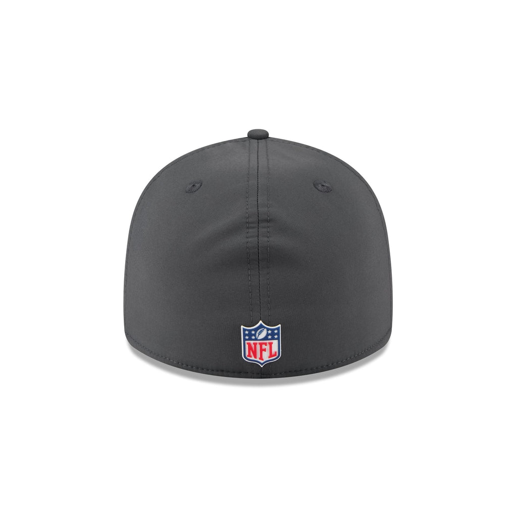 New York Jets 2025 Sideline Cold Weather Steel Clouds Retro Crown 59FIFTY A-Frame Fitted Hat