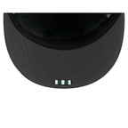 New York Jets 2025 Sideline Cold Weather Steel Clouds Retro Crown 59FIFTY A-Frame Fitted Hat