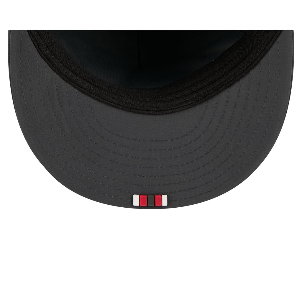 Tampa Bay Buccaneers 2025 Sideline Cold Weather Steel Clouds Retro Crown 59FIFTY A-Frame Fitted Hat