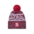 Arizona Cardinals 2025 Sideline Cold Weather Pom Knit Hat