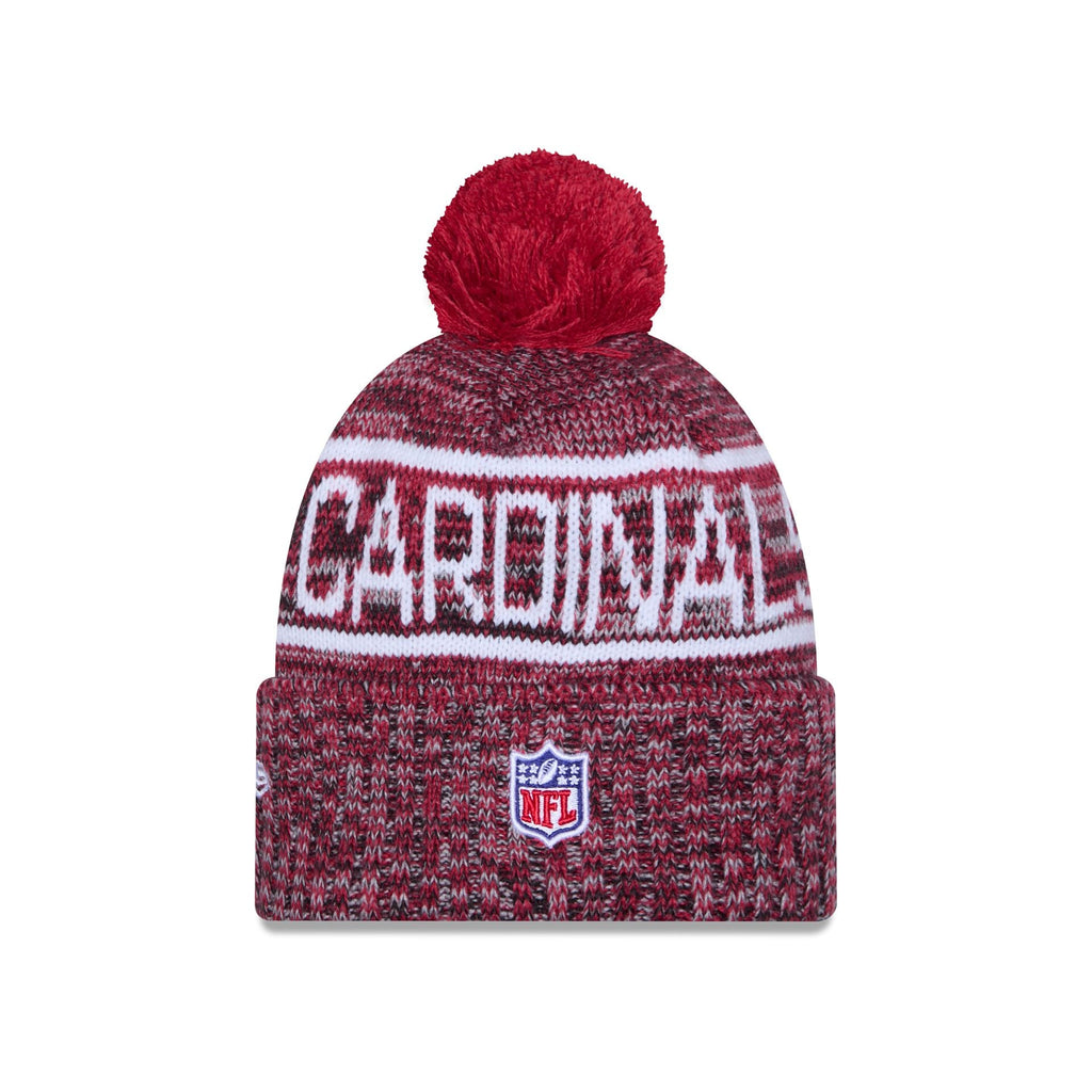 Arizona Cardinals 2025 Sideline Cold Weather Pom Knit Hat