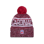 Arizona Cardinals 2025 Sideline Cold Weather Pom Knit Hat