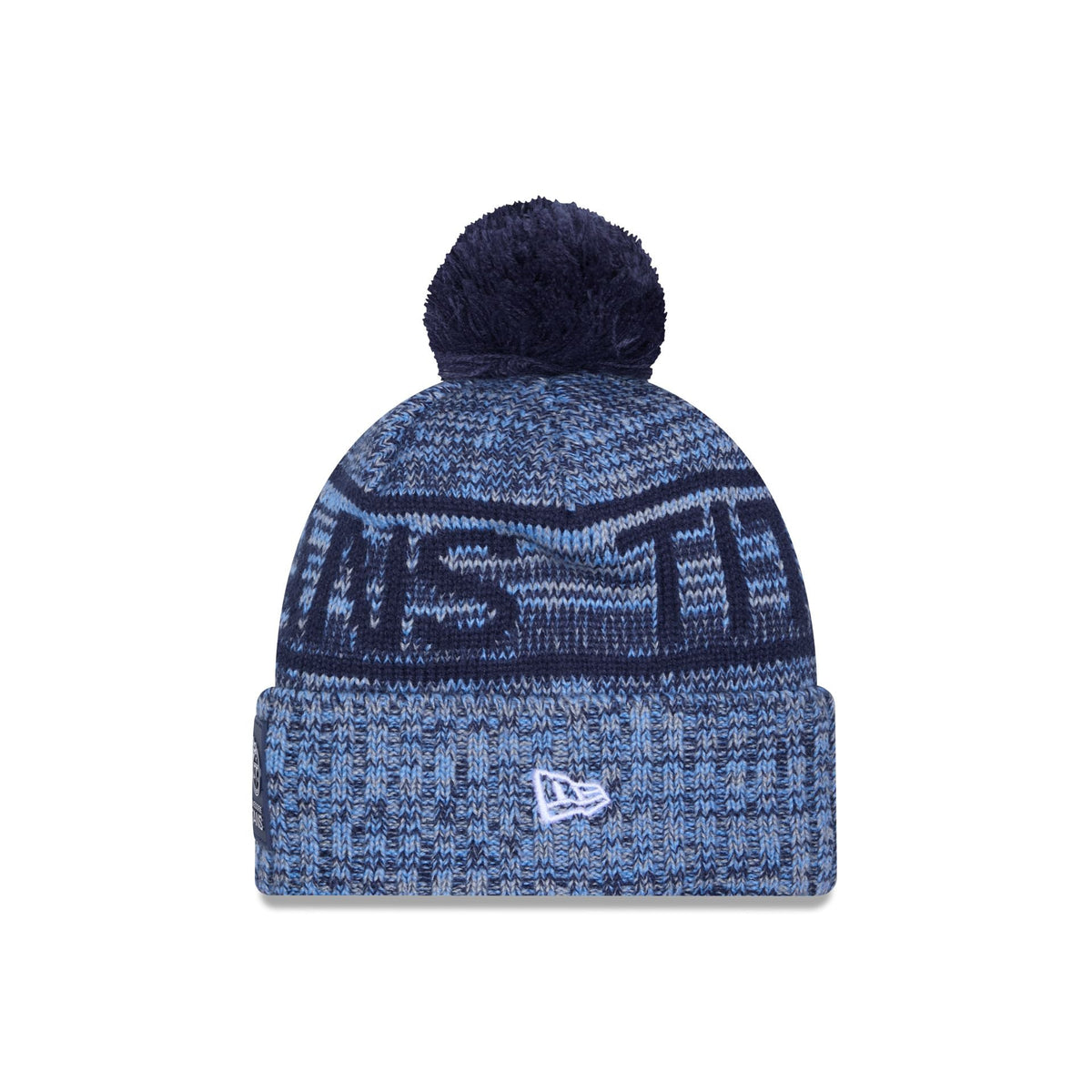 Tennessee Titans 2025 Sideline Cold Weather Pom Knit Hat