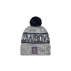 Dallas Cowboys 2025 Sideline Cold Weather Kids Pom Knit Hat