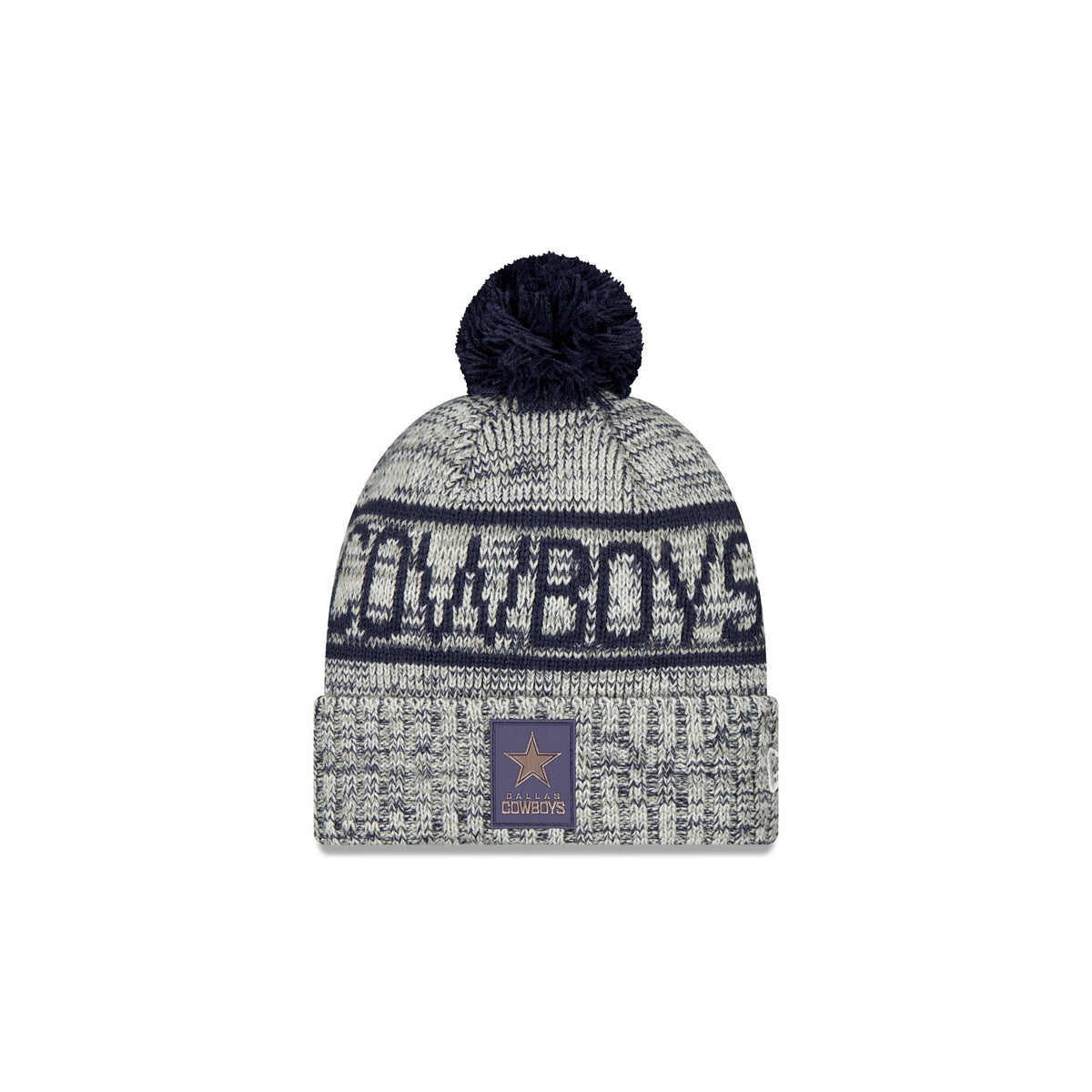 Dallas Cowboys 2025 Sideline Cold Weather Kids Pom Knit Hat