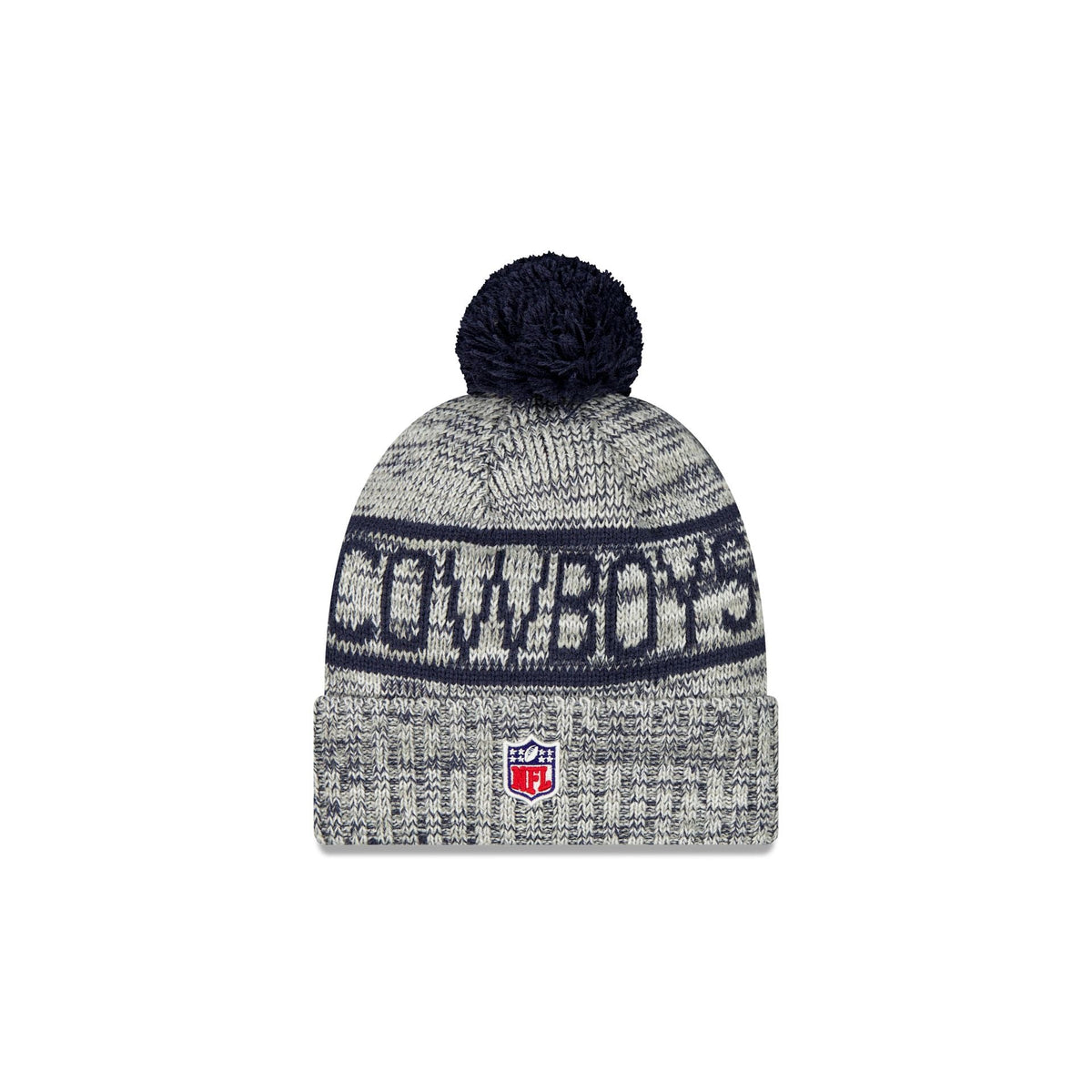Dallas Cowboys 2025 Sideline Cold Weather Kids Pom Knit Hat
