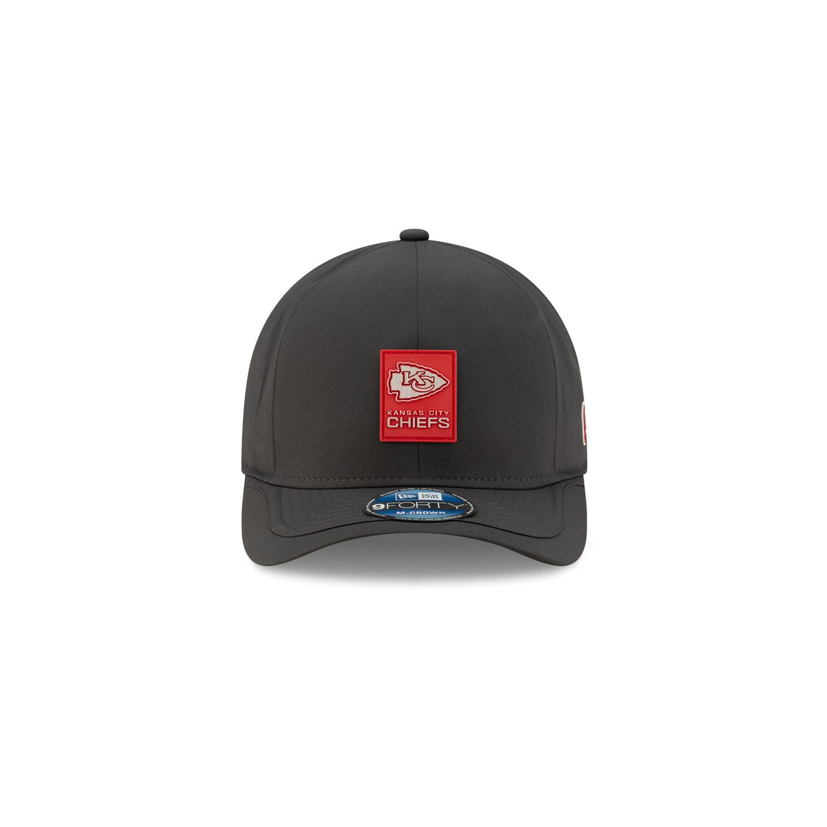 Kansas City Chiefs 2025 Sideline Cold Weather Steel Clouds Kids 9FORTY M-Crown Snapback Hat