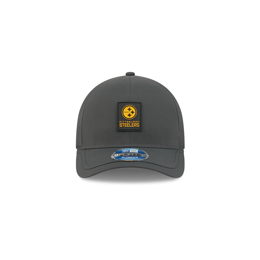 Pittsburgh Steelers 2025 Sideline Cold Weather Steel Clouds Kids 9FORTY M-Crown Snapback Hat