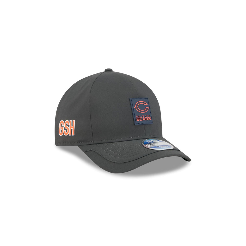 Chicago Bears 2025 Sideline Cold Weather Steel Clouds Kids 9FORTY M-Crown Snapback Hat
