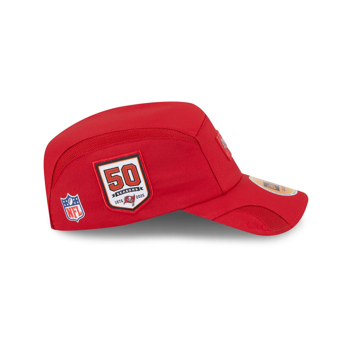 Tampa Bay Buccaneers 2025 Sideline Hot Weather Runner Adjustable Hat