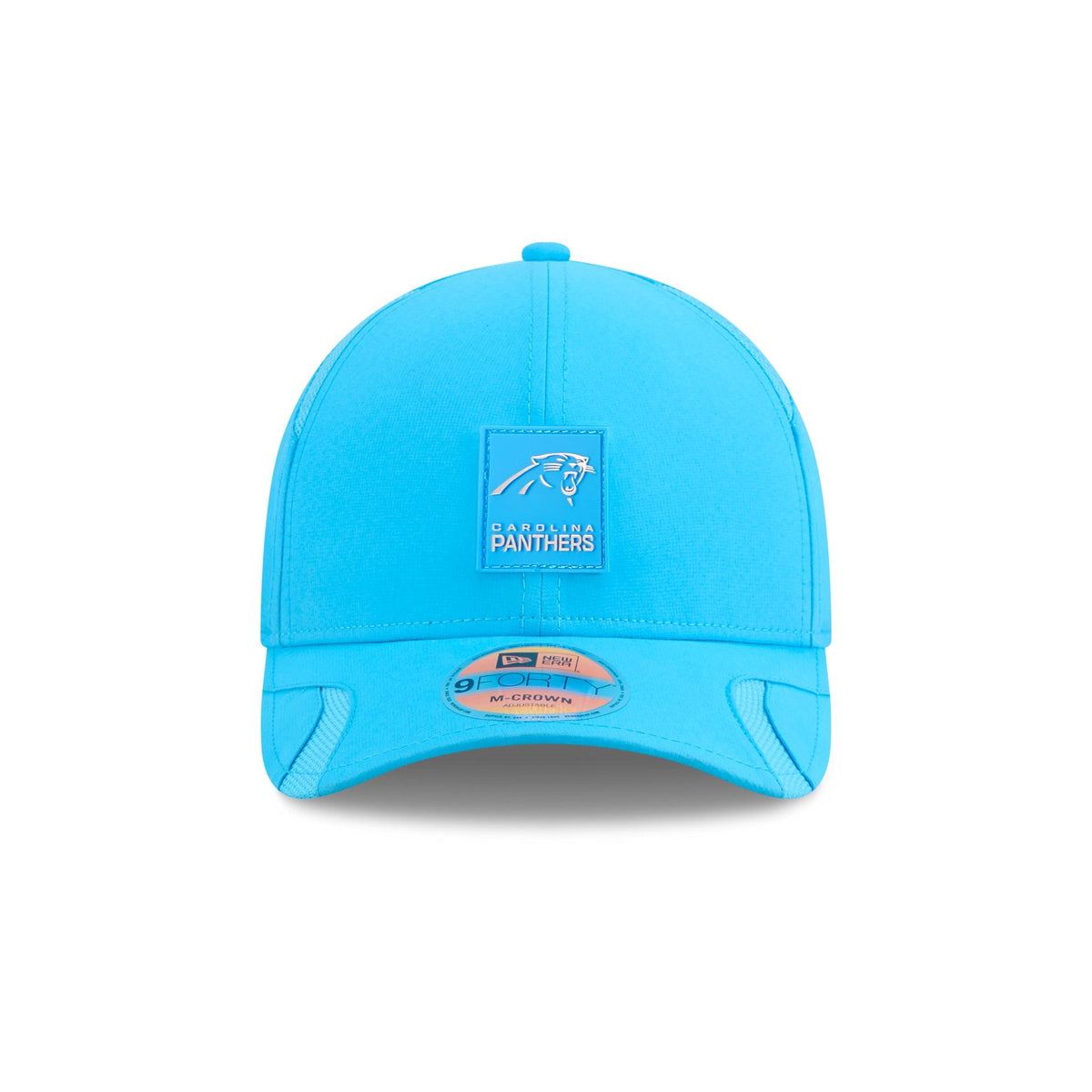 Carolina Panthers 2025 Sideline Hot Weather 9FORTY M-Crown Snapback Hat