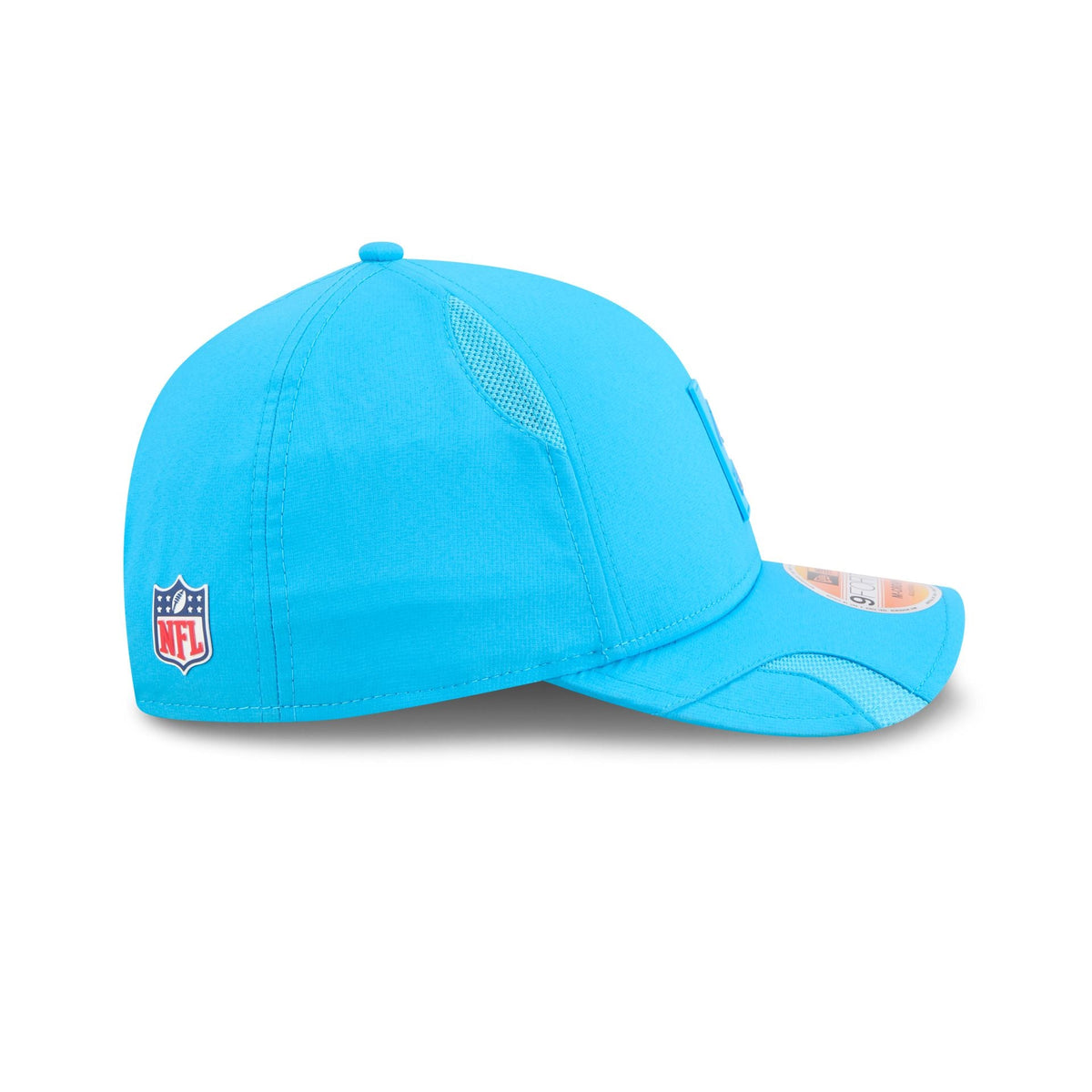 Carolina Panthers 2025 Sideline Hot Weather 9FORTY M-Crown Snapback Hat