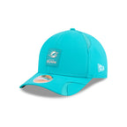 Miami Dolphins 2025 Sideline Hot Weather 9FORTY M-Crown Snapback Hat