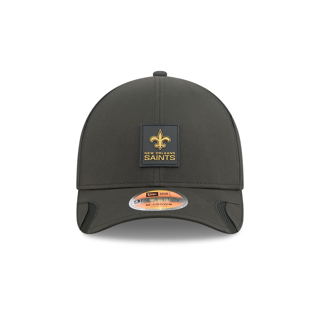 New Orleans Saints 2025 Sideline Hot Weather 9FORTY M-Crown Snapback Hat