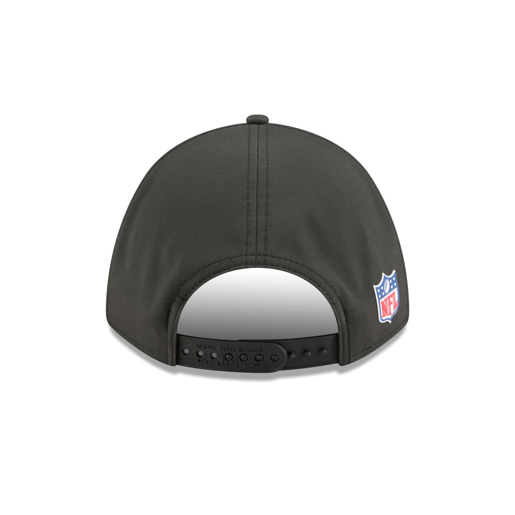 New Orleans Saints 2025 Sideline Hot Weather 9FORTY M-Crown Snapback Hat