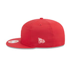 Arizona Cardinals 2025 Sideline Hot Weather Split Panel 9FIFTY Snapback Hat