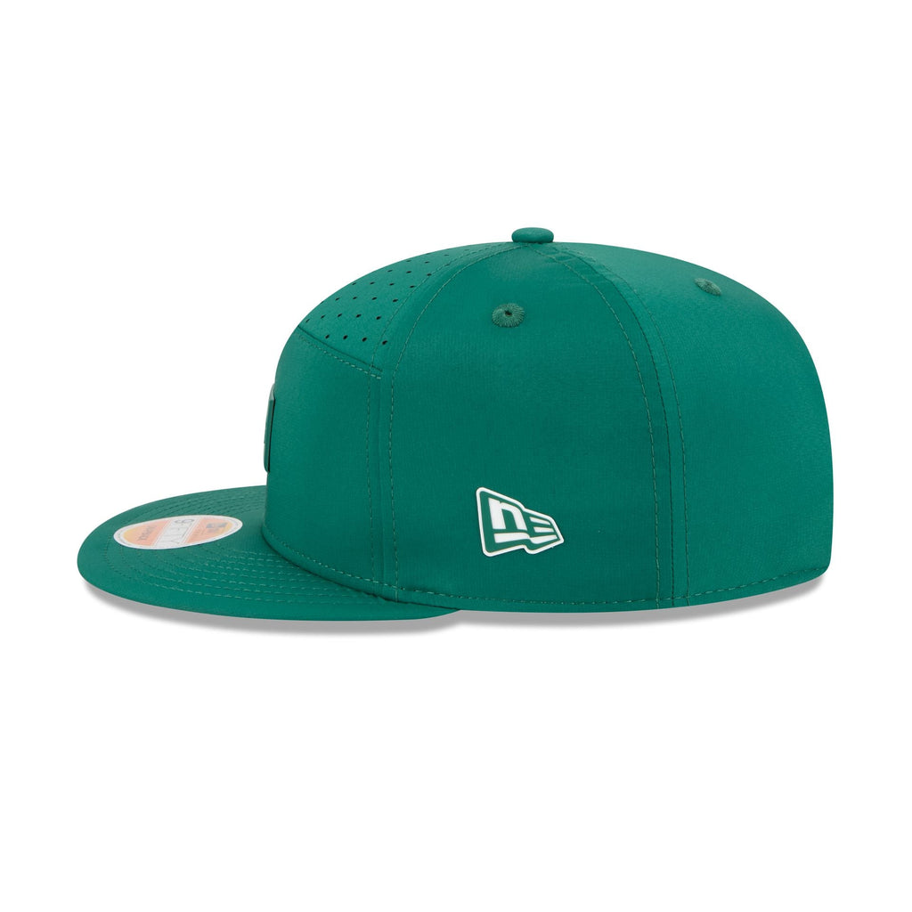 New York Jets 2025 Sideline Hot Weather Split Panel 9FIFTY Snapback Hat