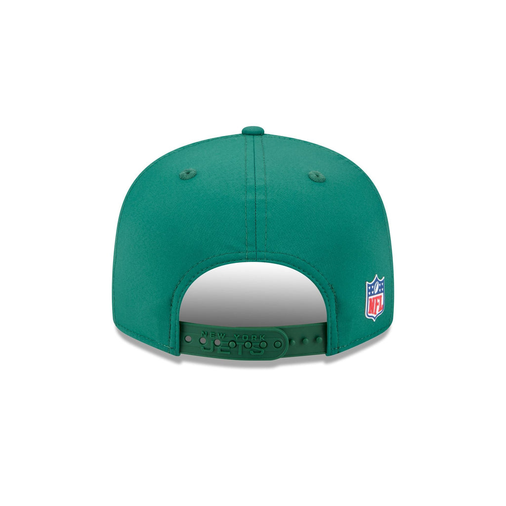 New York Jets 2025 Sideline Hot Weather Split Panel 9FIFTY Snapback Hat
