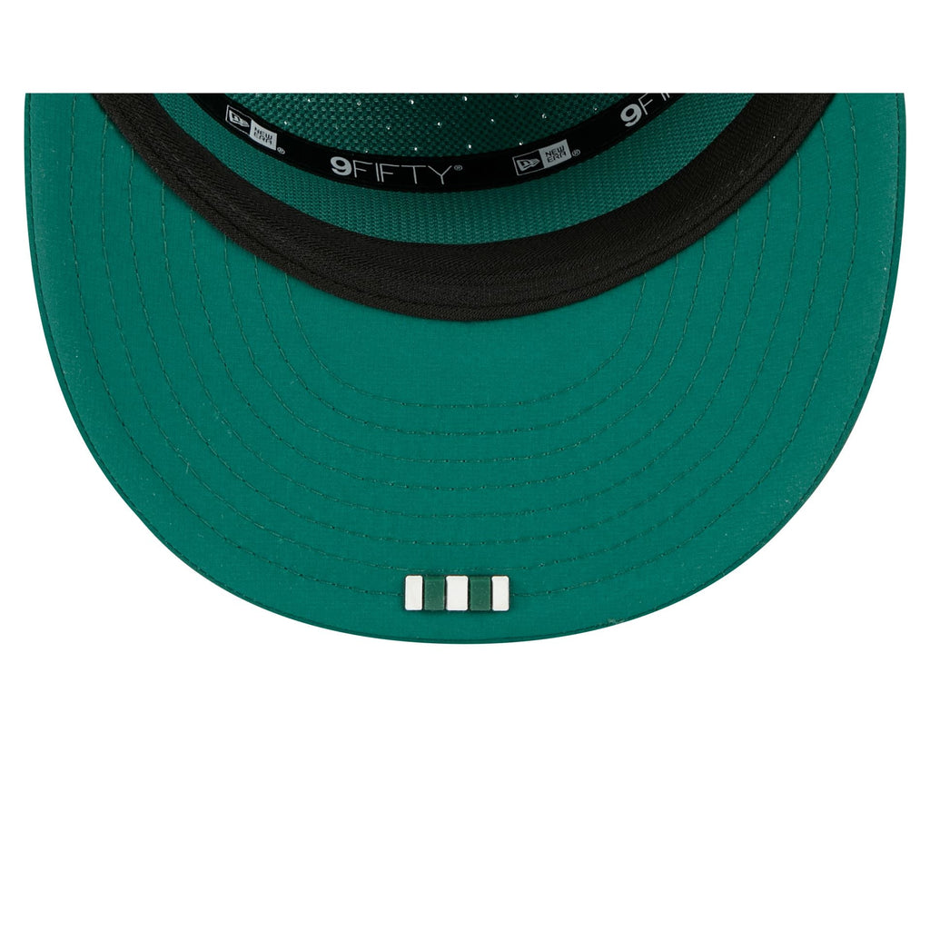 New York Jets 2025 Sideline Hot Weather Split Panel 9FIFTY Snapback Hat