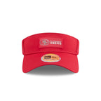 San Francisco 49ers 2025 Sideline Hot Weather Visor Adjustable Hat