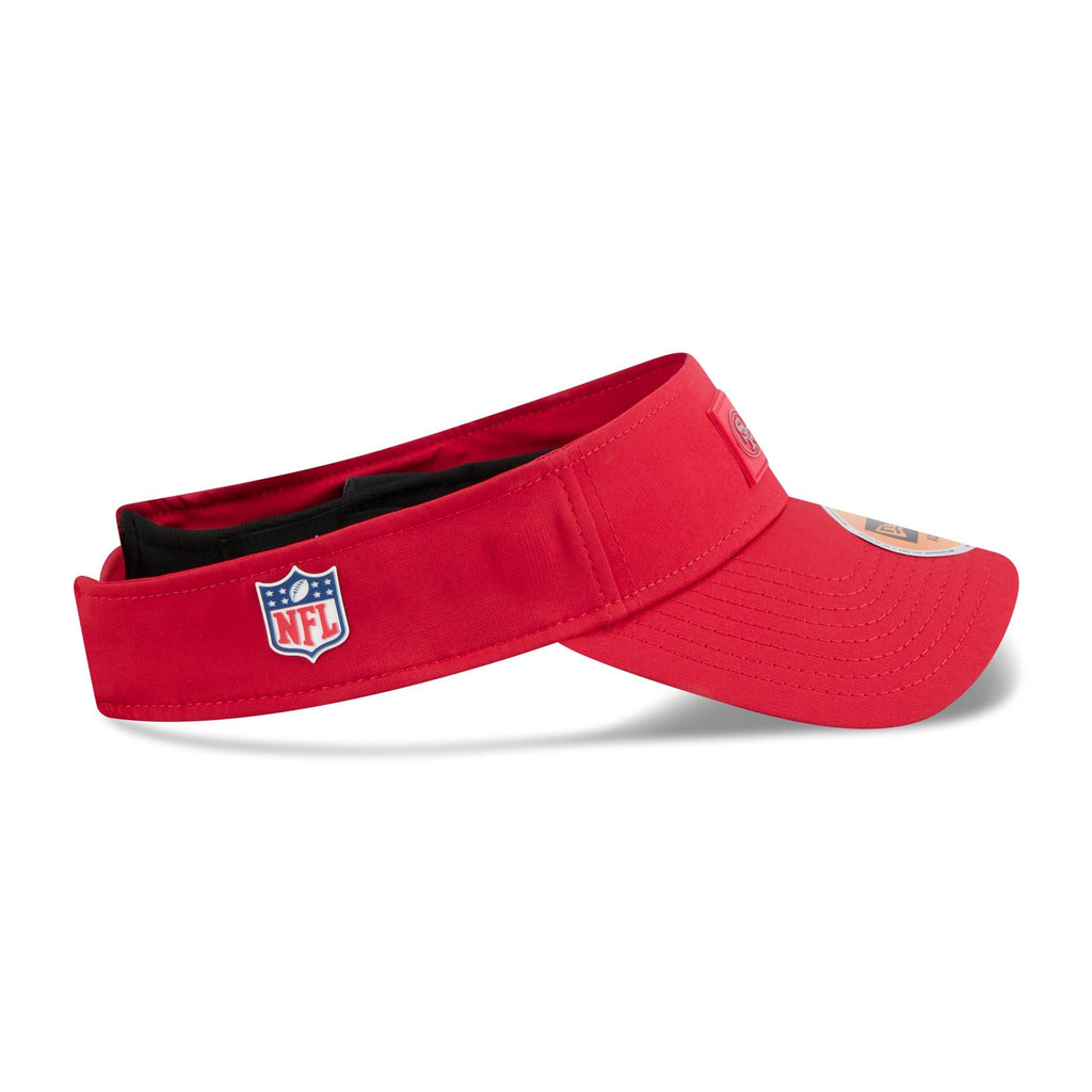 San Francisco 49ers 2025 Sideline Hot Weather Visor Adjustable Hat