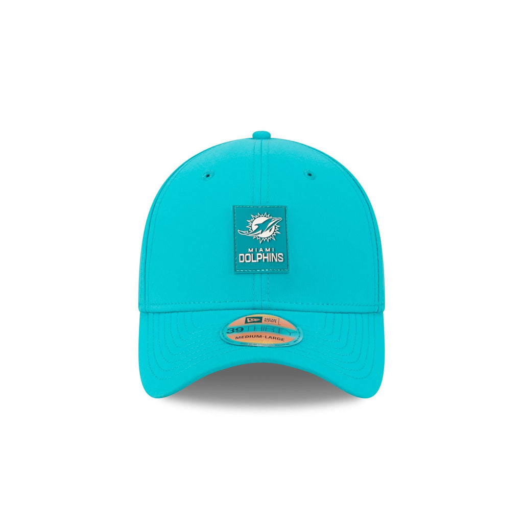 Miami Dolphins 2025 Sideline Hot Weather 39THIRTY Stretch Fit Hat