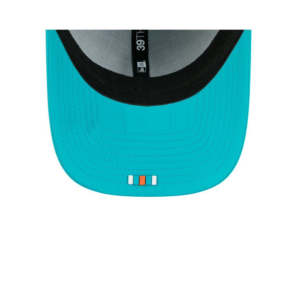 Miami Dolphins 2025 Sideline Hot Weather 39THIRTY Stretch Fit Hat