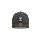 Las Vegas Raiders 2025 Sideline Hot Weather Kids 9FORTY M-Crown Snapback Hat