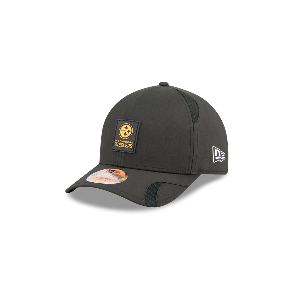 Pittsburgh Steelers 2025 Sideline Hot Weather Kids 9FORTY M-Crown Snapback Hat