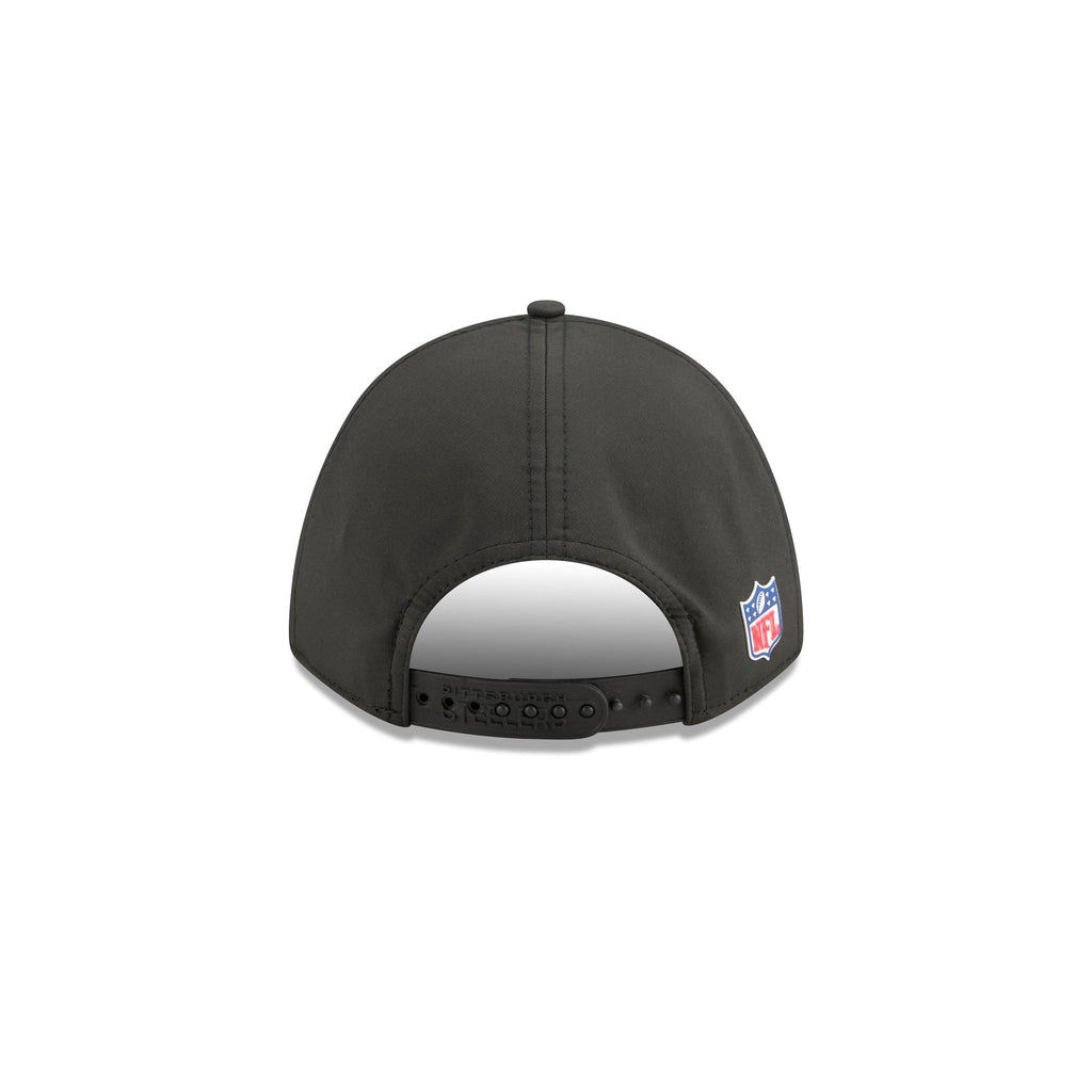 Pittsburgh Steelers 2025 Sideline Hot Weather Kids 9FORTY M-Crown Snapback Hat