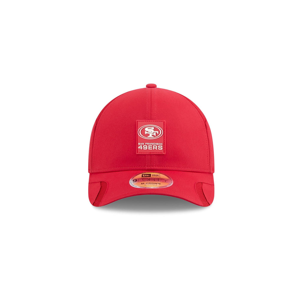 San Francisco 49ers 2025 Sideline Hot Weather Kids 9FORTY M-Crown Snapback Hat