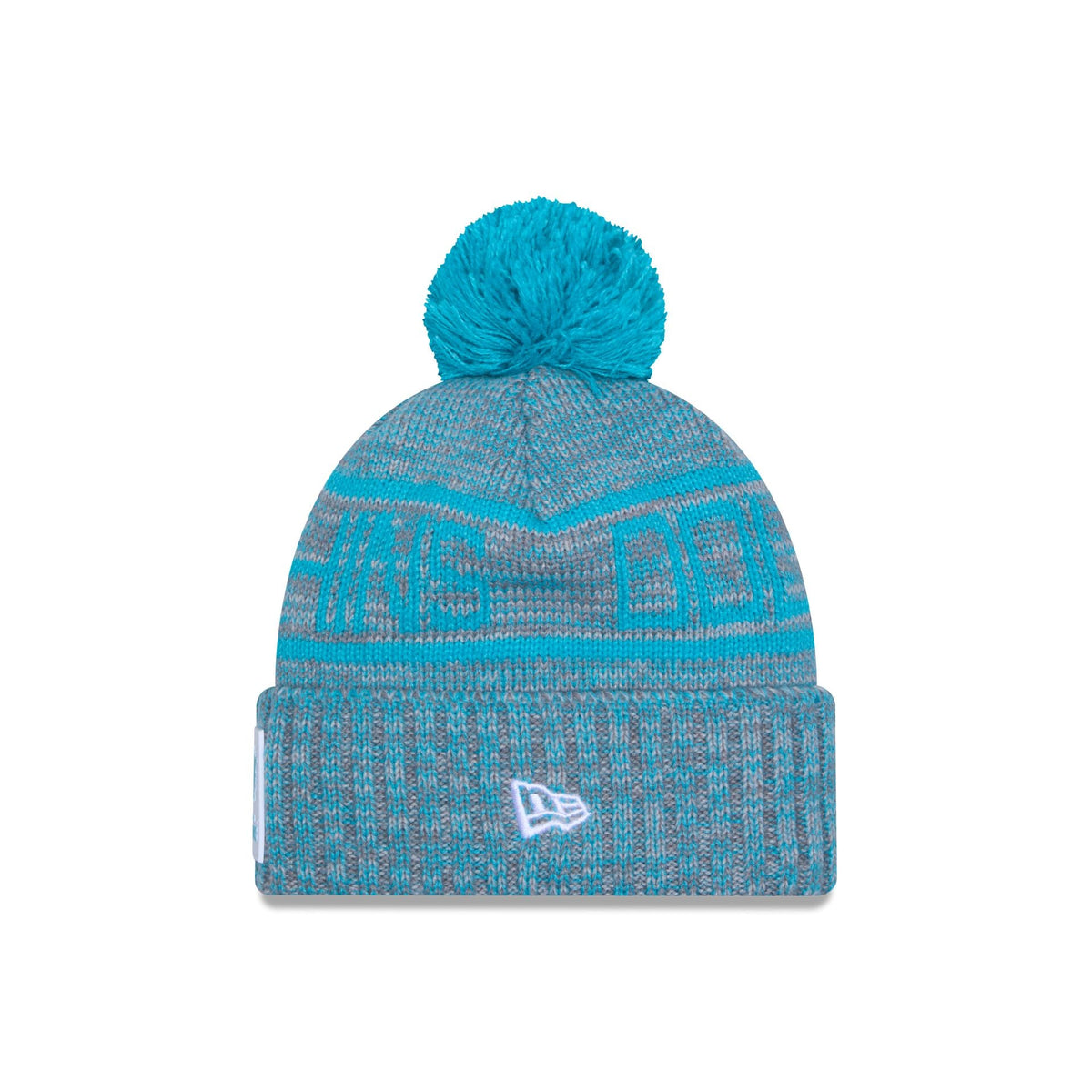 Miami Dolphins 2025 Sideline Cold Weather Gray Pom Knit Hat