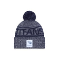 Tennessee Titans 2025 Sideline Cold Weather Gray Pom Knit Hat