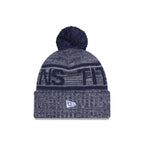 Tennessee Titans 2025 Sideline Cold Weather Gray Pom Knit Hat