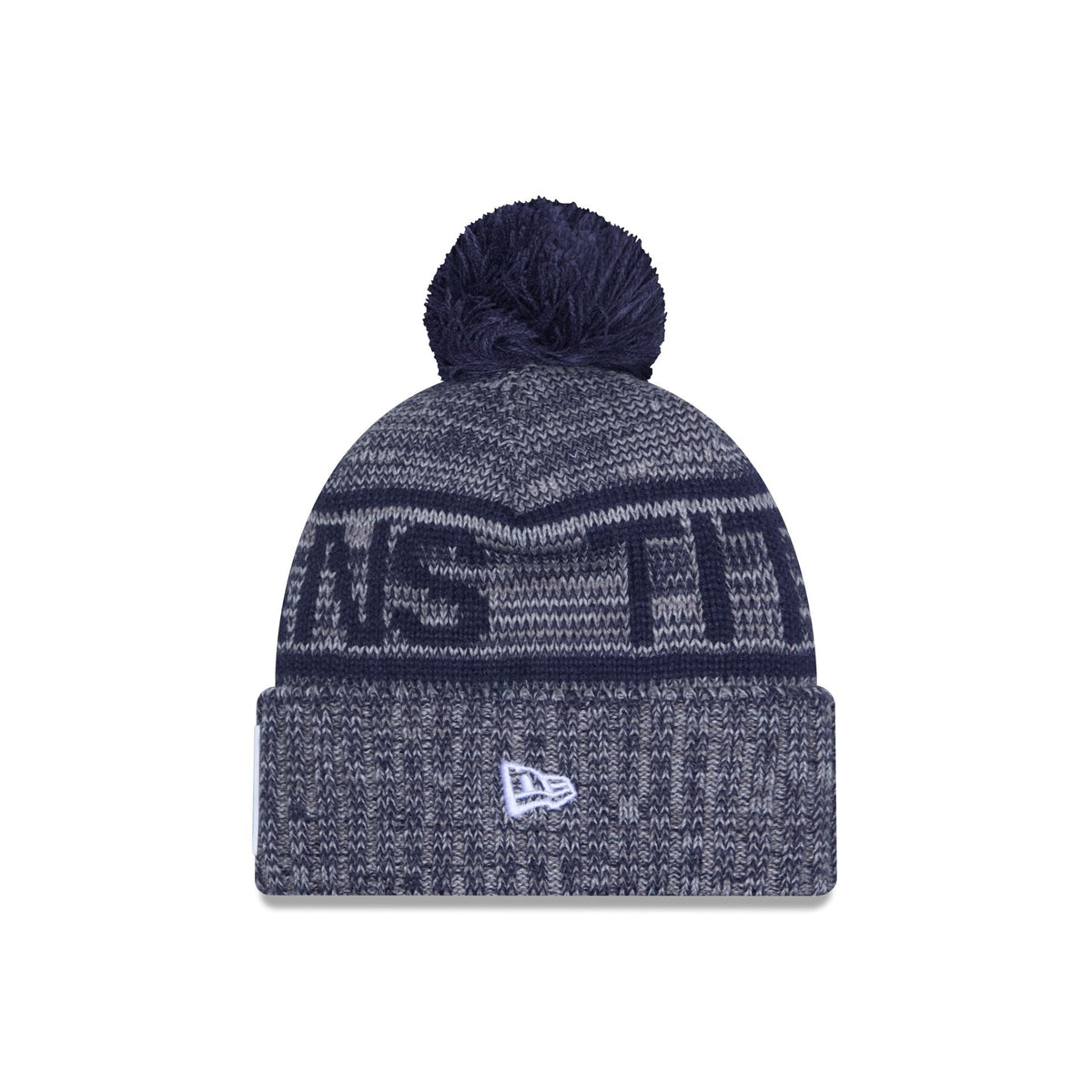Tennessee Titans 2025 Sideline Cold Weather Gray Pom Knit Hat